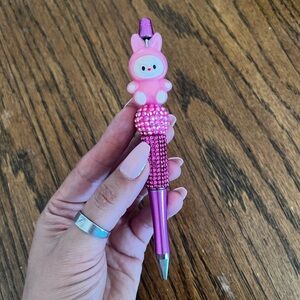 Labubu Rhinestone Kids Pen - Cute Novelty Writing Toy NEW